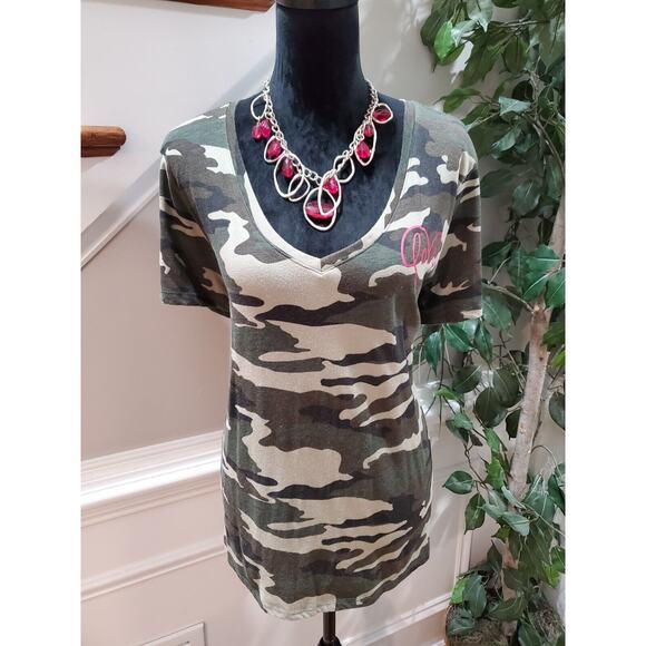 Ev 1 Women's Multicolor Cotton Short Sleeve V-Neck Pullover Top Blouse Size 3XL - Picture 11 of 11